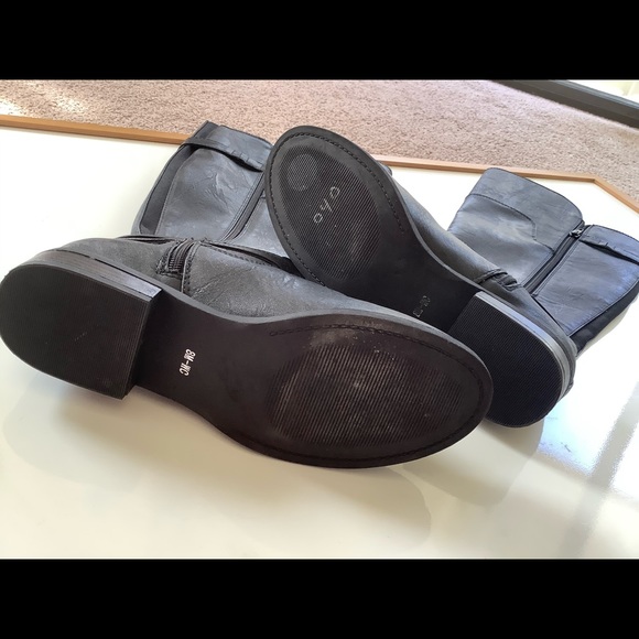 8 M Wide Calf woman’s black boots - new - Picture 3 of 7